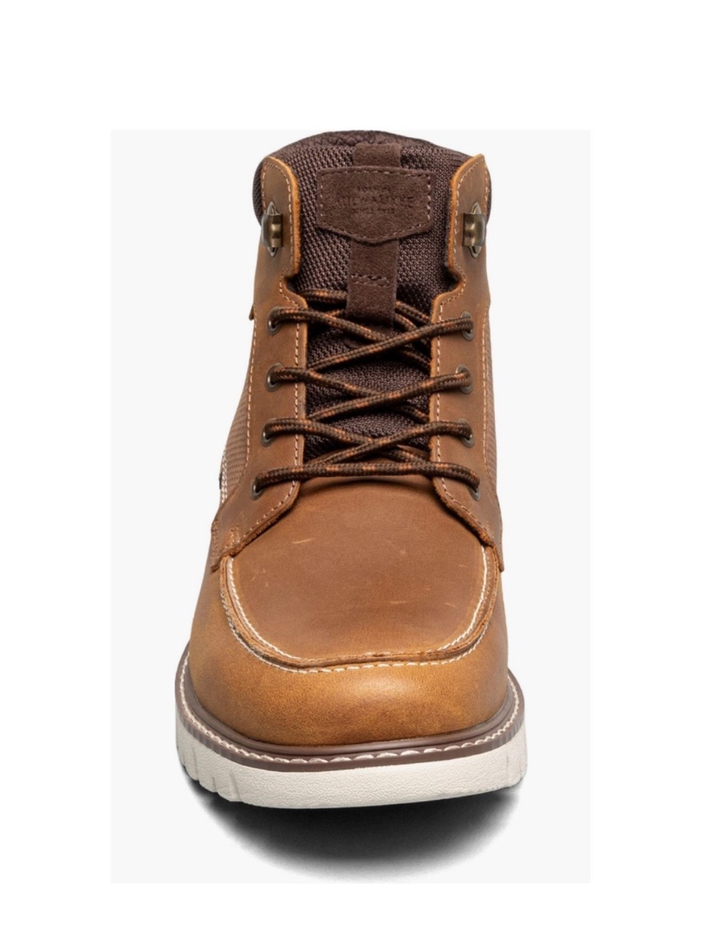 Nunn Bush Karnak Water Resistant Moc Toe Boots Tan Ch Men’s Size 12 - Picture 5 of 14